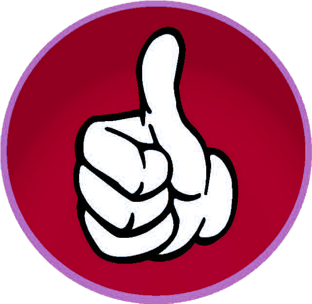 Cartoon Thumbs Up Icon