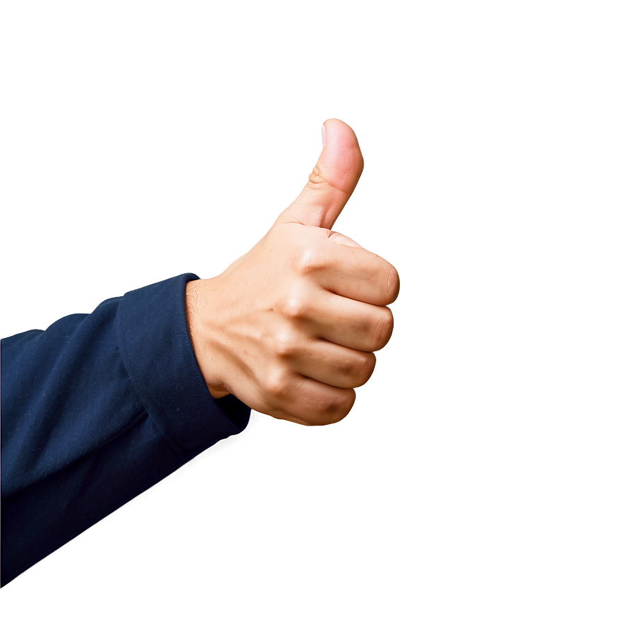 Cartoon Thumbs Up Image Png 05042024