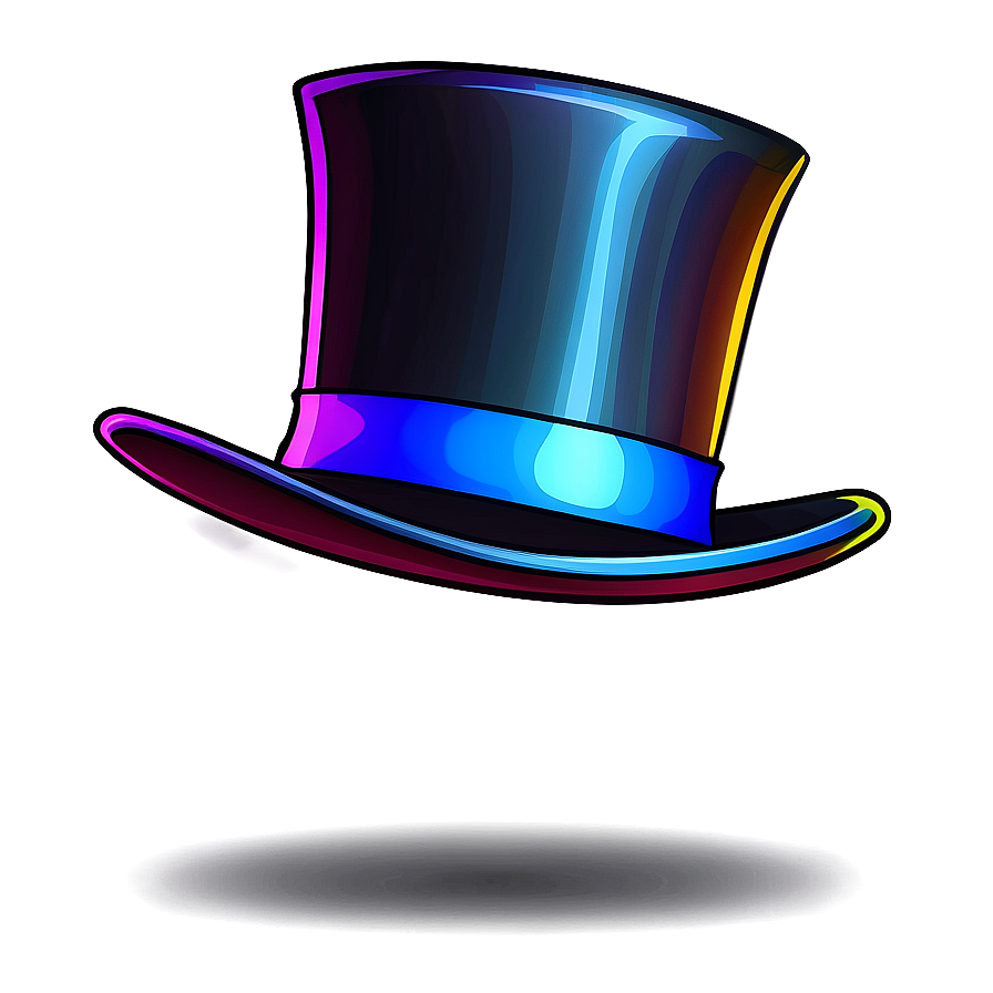Cartoon Top Hat Clipart PNG cad96 PNG with transparent background