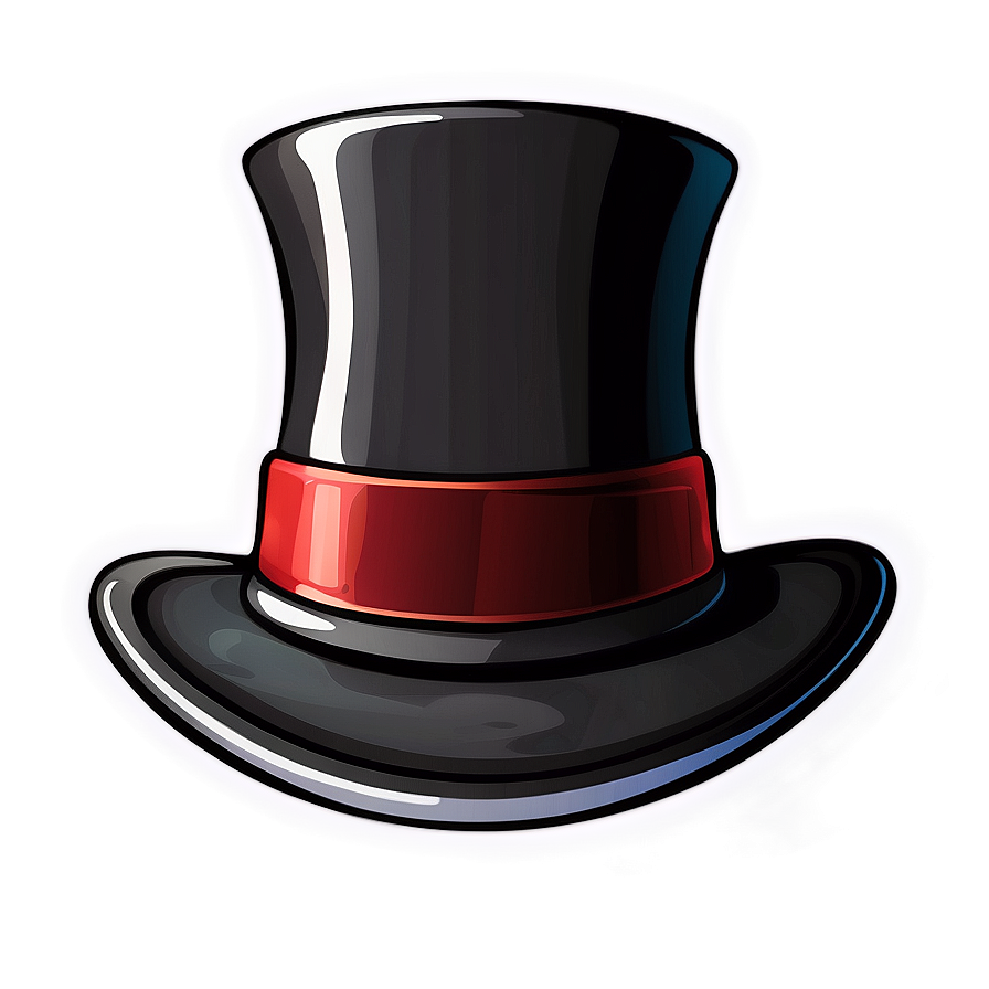 Cartoon Top Hat Clipart PNG qpv PNG with transparent background