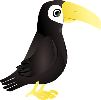 Cartoon Toucan Vector Illustration