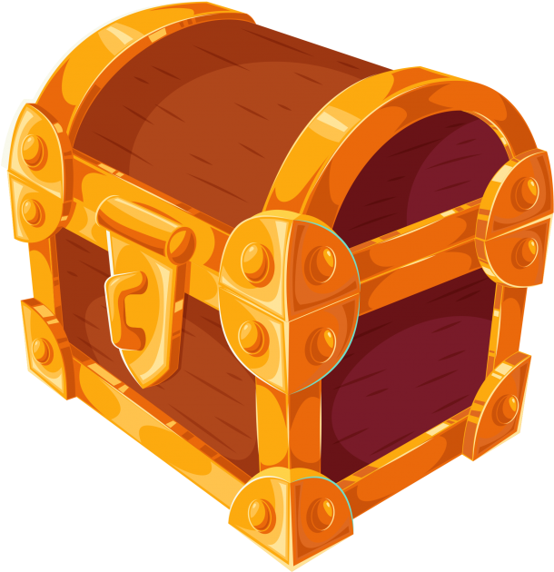 Treasure Box With Transparent Background Image Free - Transparent Background Treasure Chest Clipart, HD Png Download PNG with transparent background