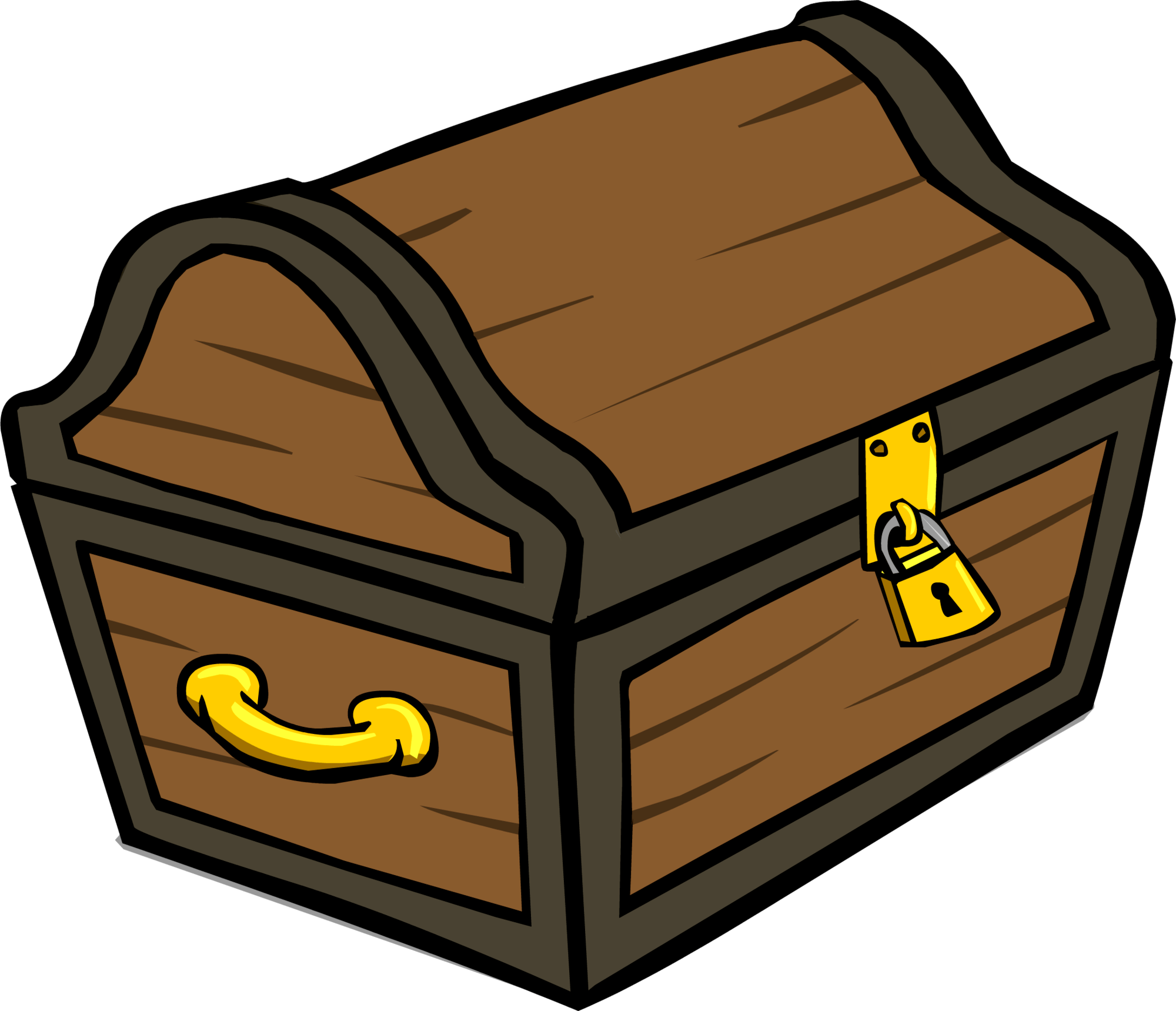 Treasure Chest Id 305 Sprite Club - Treasure Chest Cartoon Transparent, HD Png Download PNG with transparent background