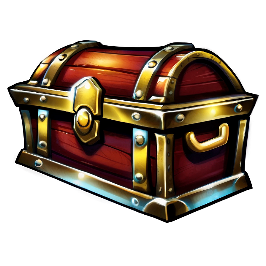 Cartoon Treasure Chests Png Qas