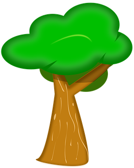 Cartoon_ Tree_ Illustration