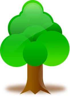 Cartoon Tree Vector Illustration