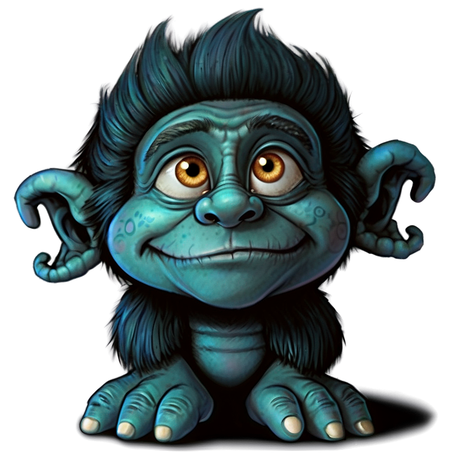 Cartoon Troll PNG slo PNG with transparent background