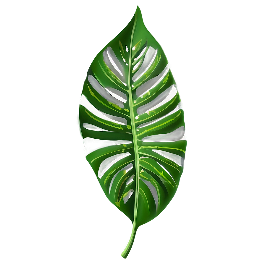 Cartoon Tropical Leaf Png Sgx