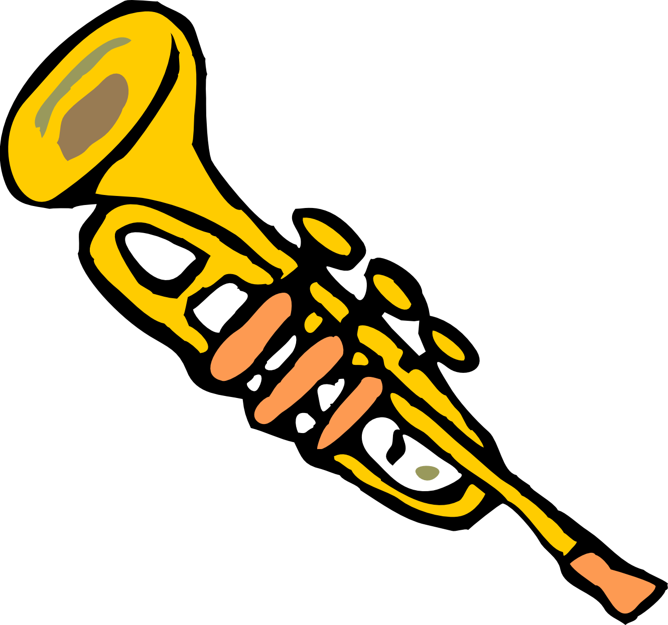 Free Trumpet Clipart Image - Trumpet Clip Art, HD Png Download PNG with transparent background