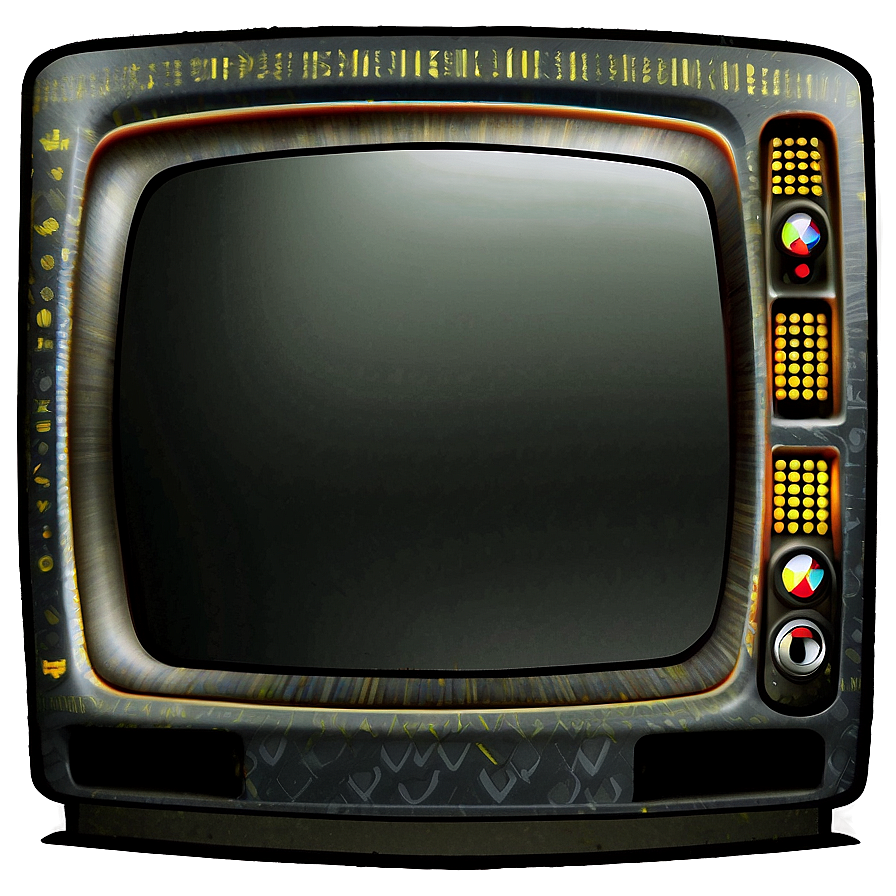 Cartoon Tv Screen Png Bgv