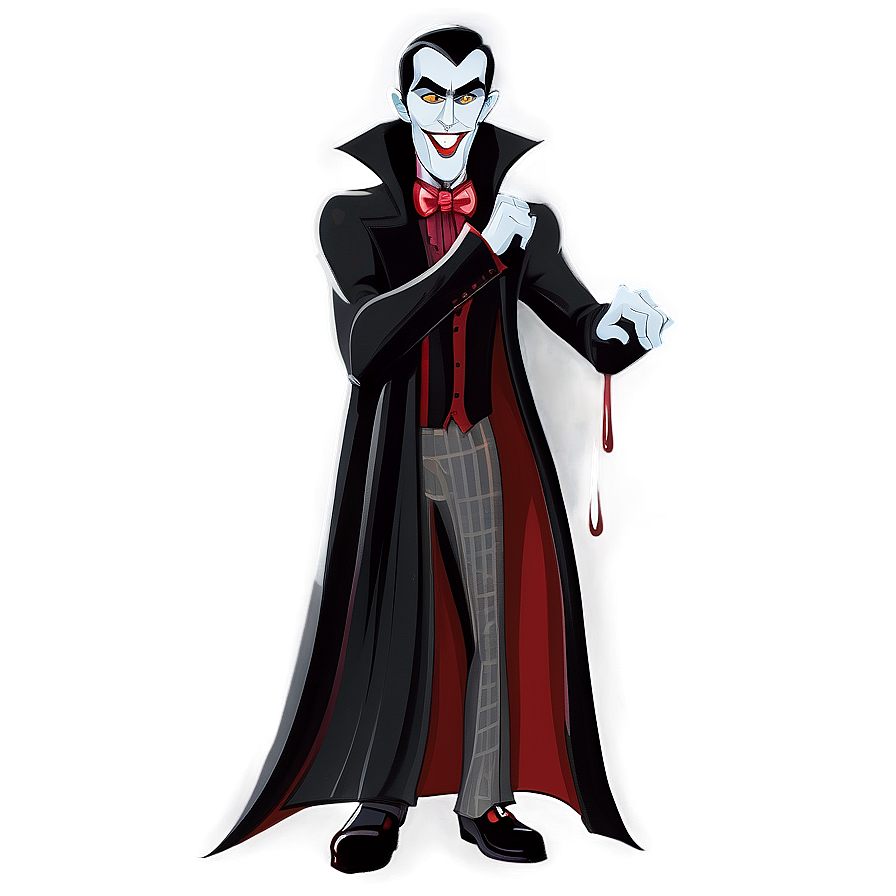 Cartoon Vampire Png 06112024