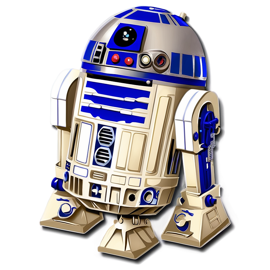 Cartoon Version R2d2 Clipart Png Bcy