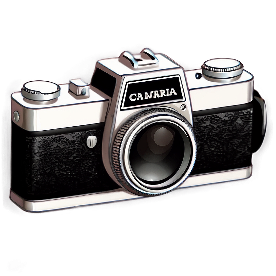 Cartoon Vintage Camera Png Mie38