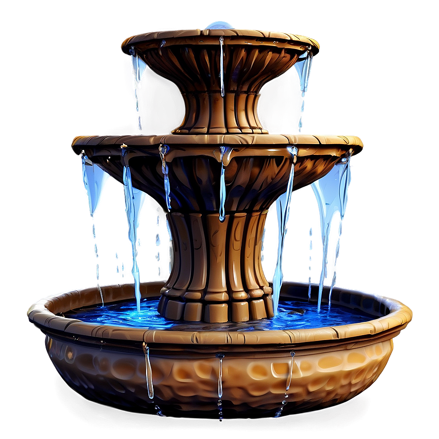 Cartoon Water Fountain Png Wgi22