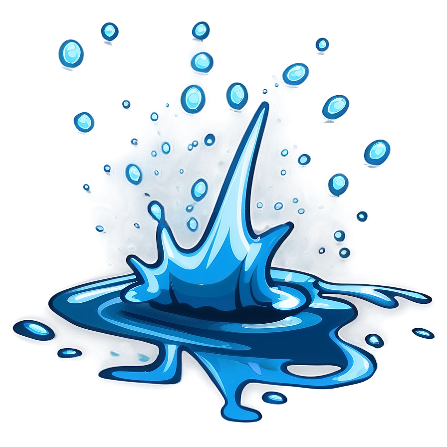 Cartoon Water Splash Png 32