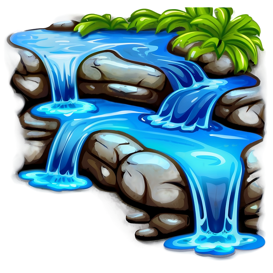 Cartoon Water Stream Png 47