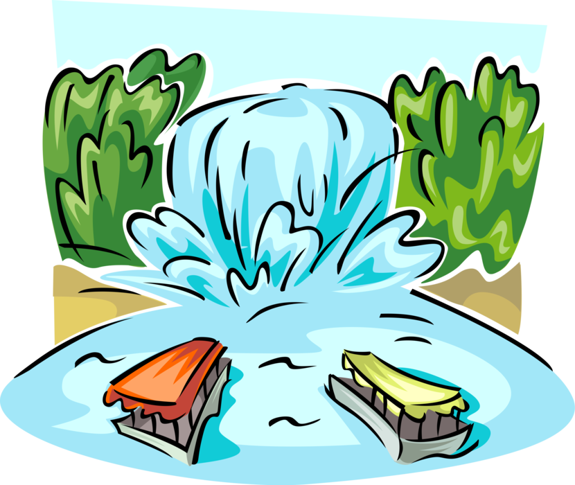 Transparent Waterfall Clipart Png - Waterfall Clip Art, Png Download PNG with transparent background