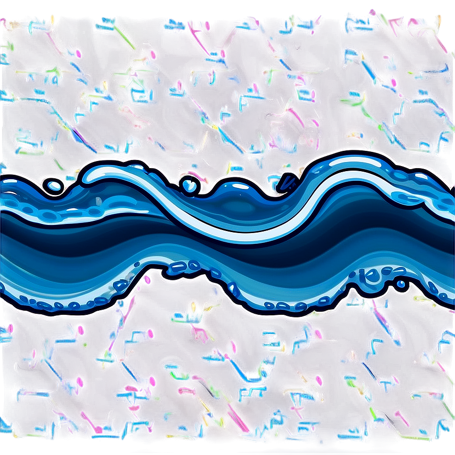 Cartoon Wave Pattern Png Ktc