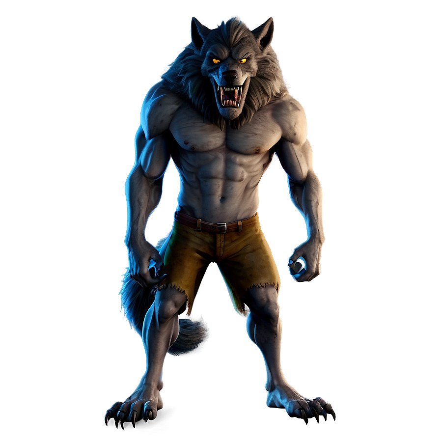 Cartoon Werewolf Png 06202024