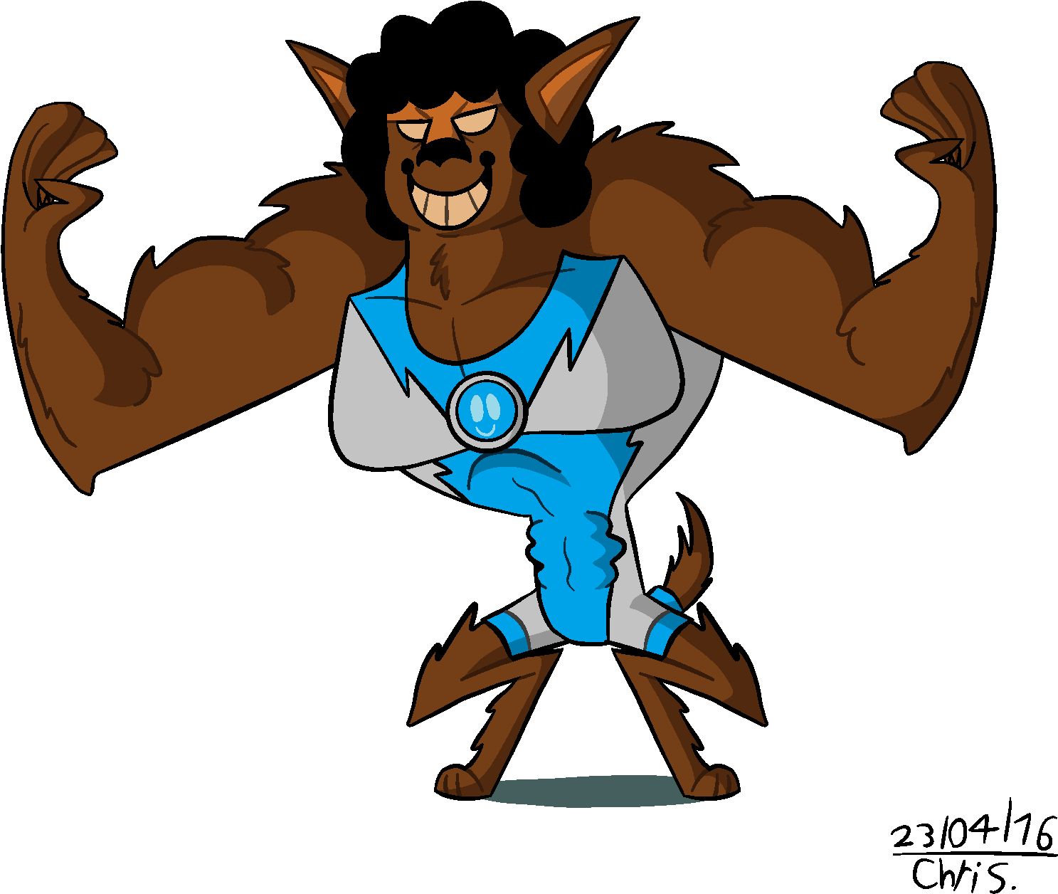 Golfgang The Muscle Werewolf - Werewolf Clip Art, HD Png Download PNG with transparent background