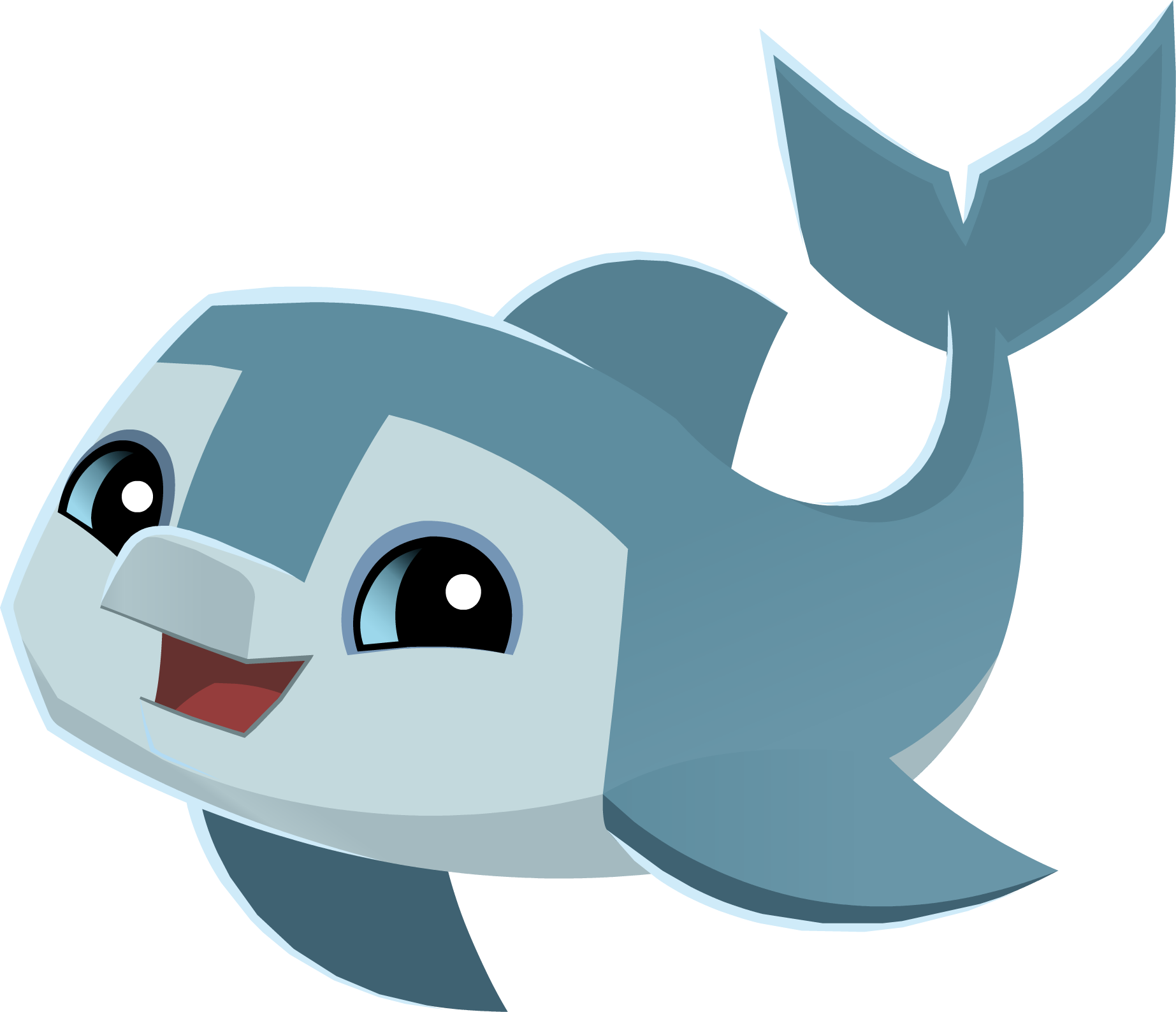 Cartoon Whale Character