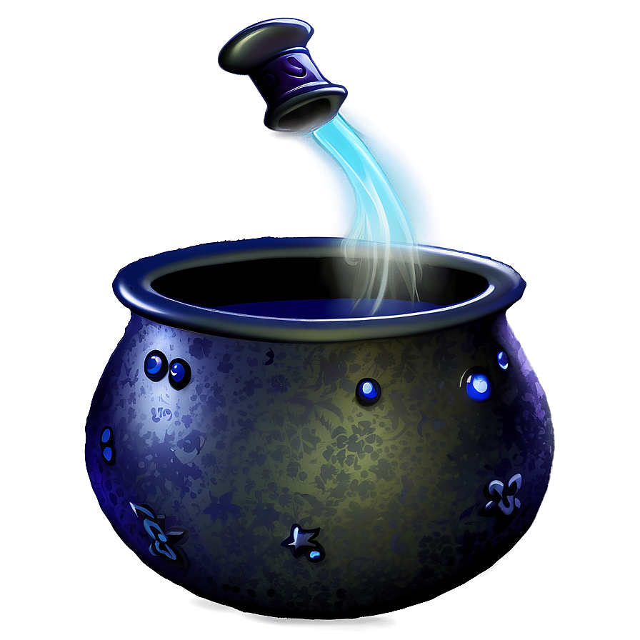 Cartoon Witch Cauldron Png Fbq