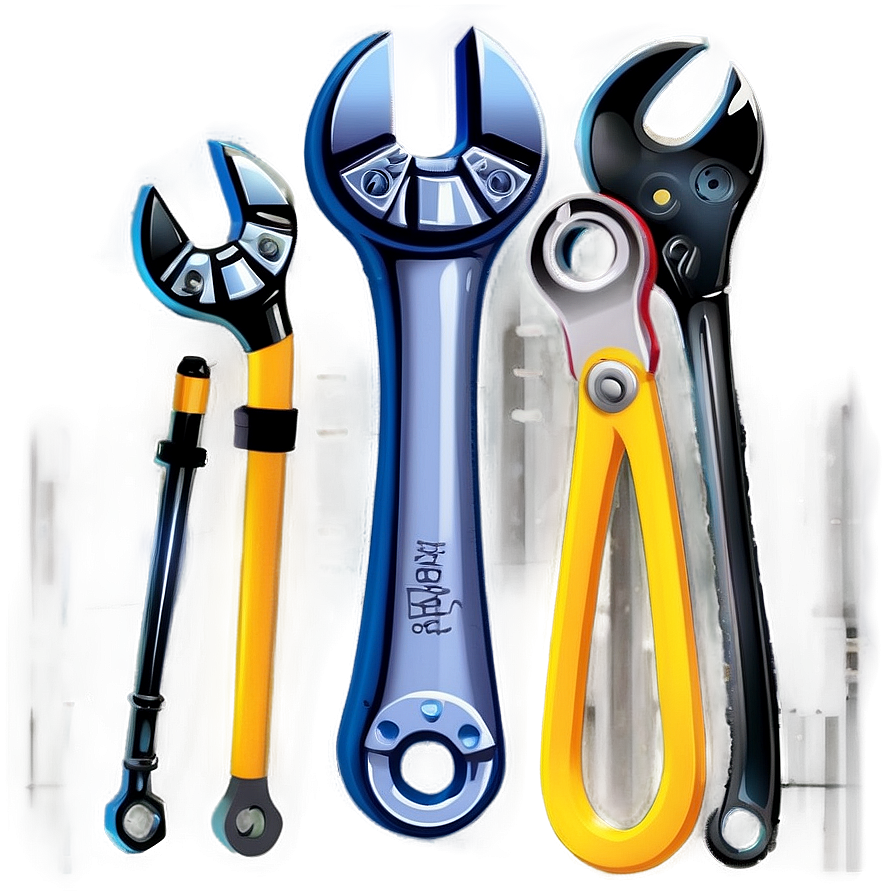 Cartoon Wrench PNG kep PNG with transparent background