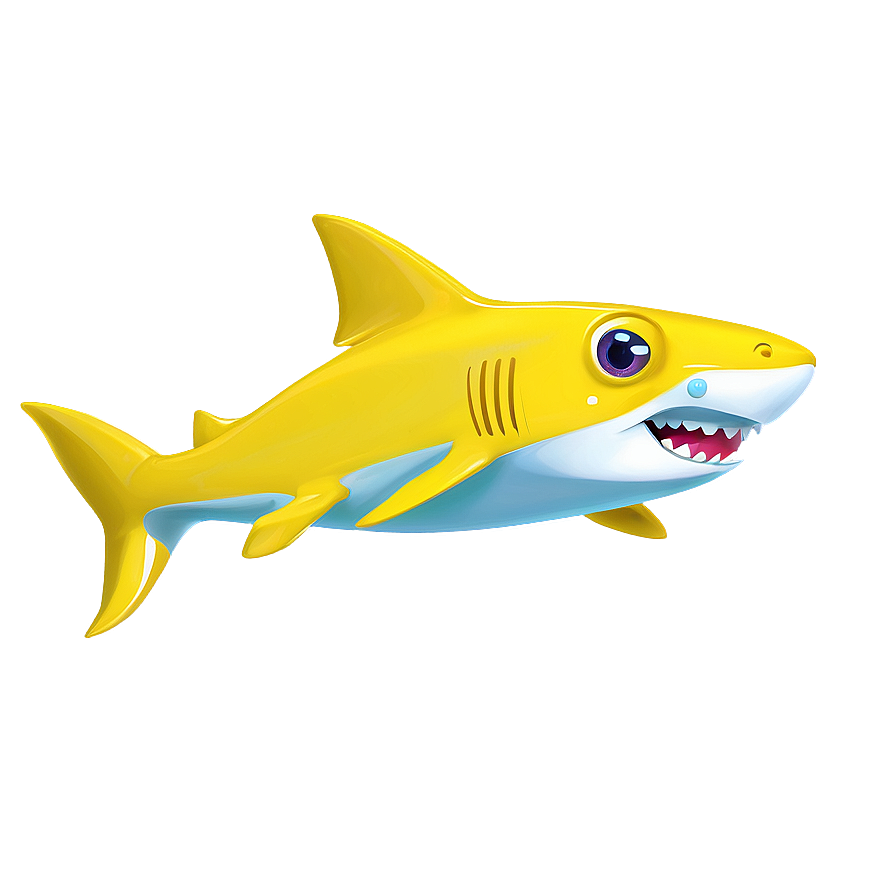 Cartoon Yellow Baby Shark Png 48