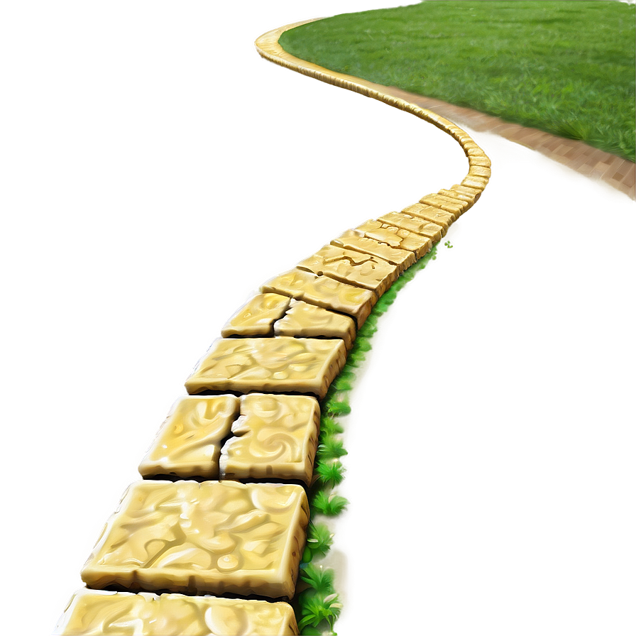 Cartoon Yellow Brick Road Png 06262024