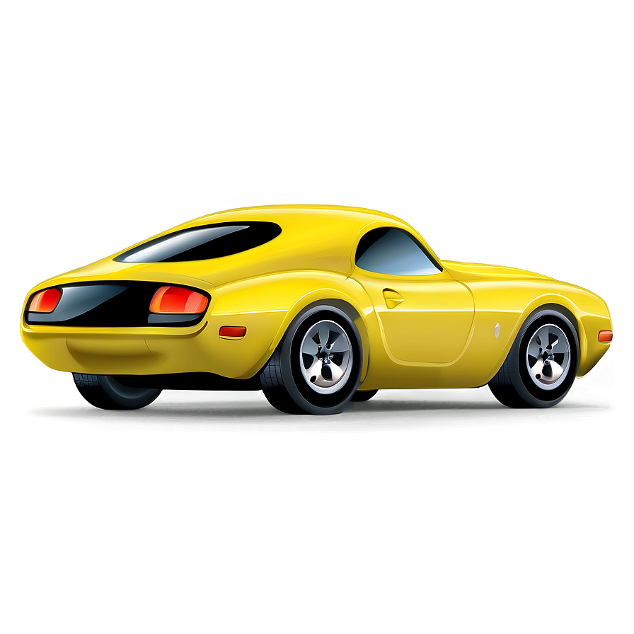 Cartoon Yellow Car Png Fwb