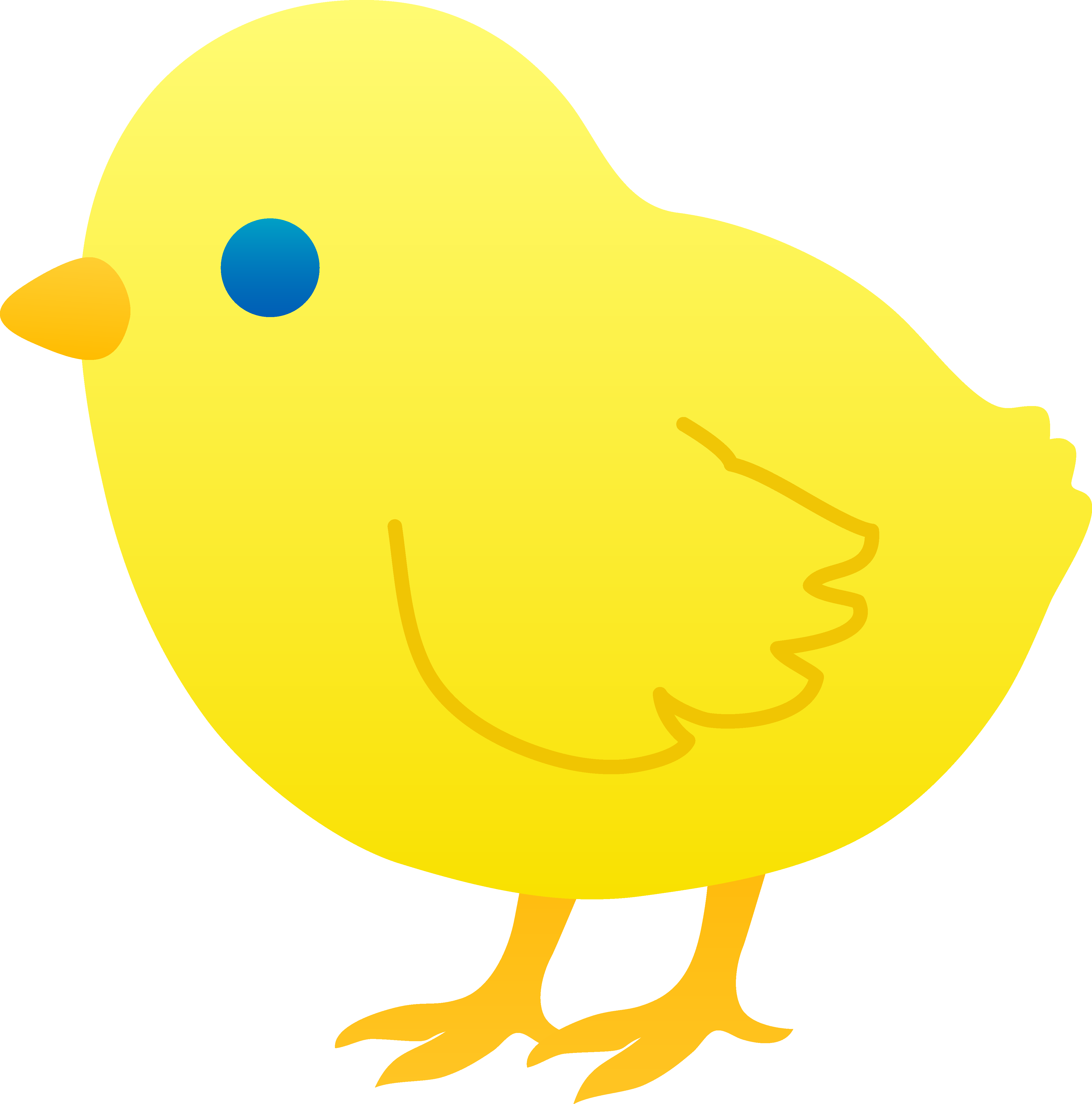 Clip Art Cute Chicks Pinterest And - Cute Cartoon Baby Chick, HD Png Download PNG image with a transparent background, free high-resolution download
