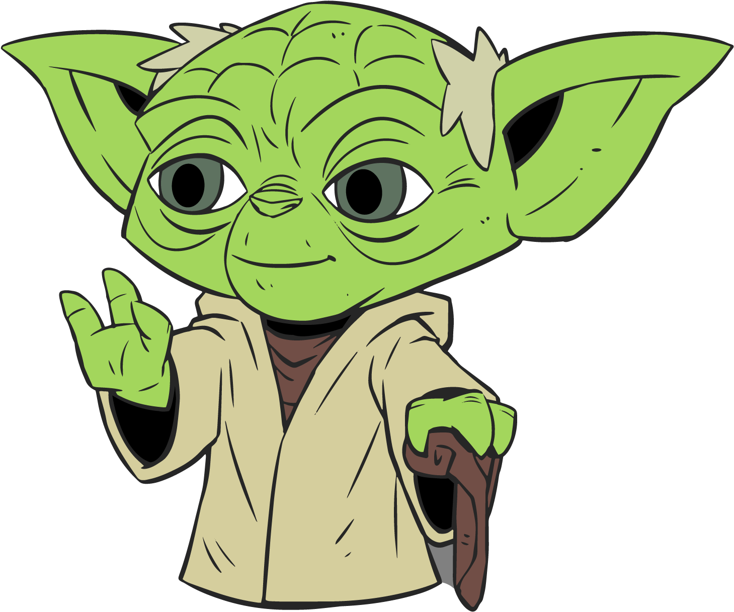 Cliparts Galleries - Yoda Clip Art Star Wars, HD Png Download PNG with transparent background