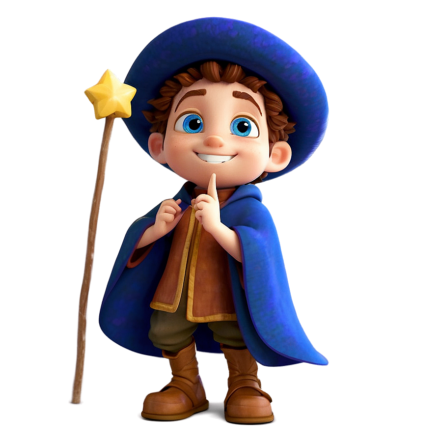 Cartoon Young Wizard Png Rak