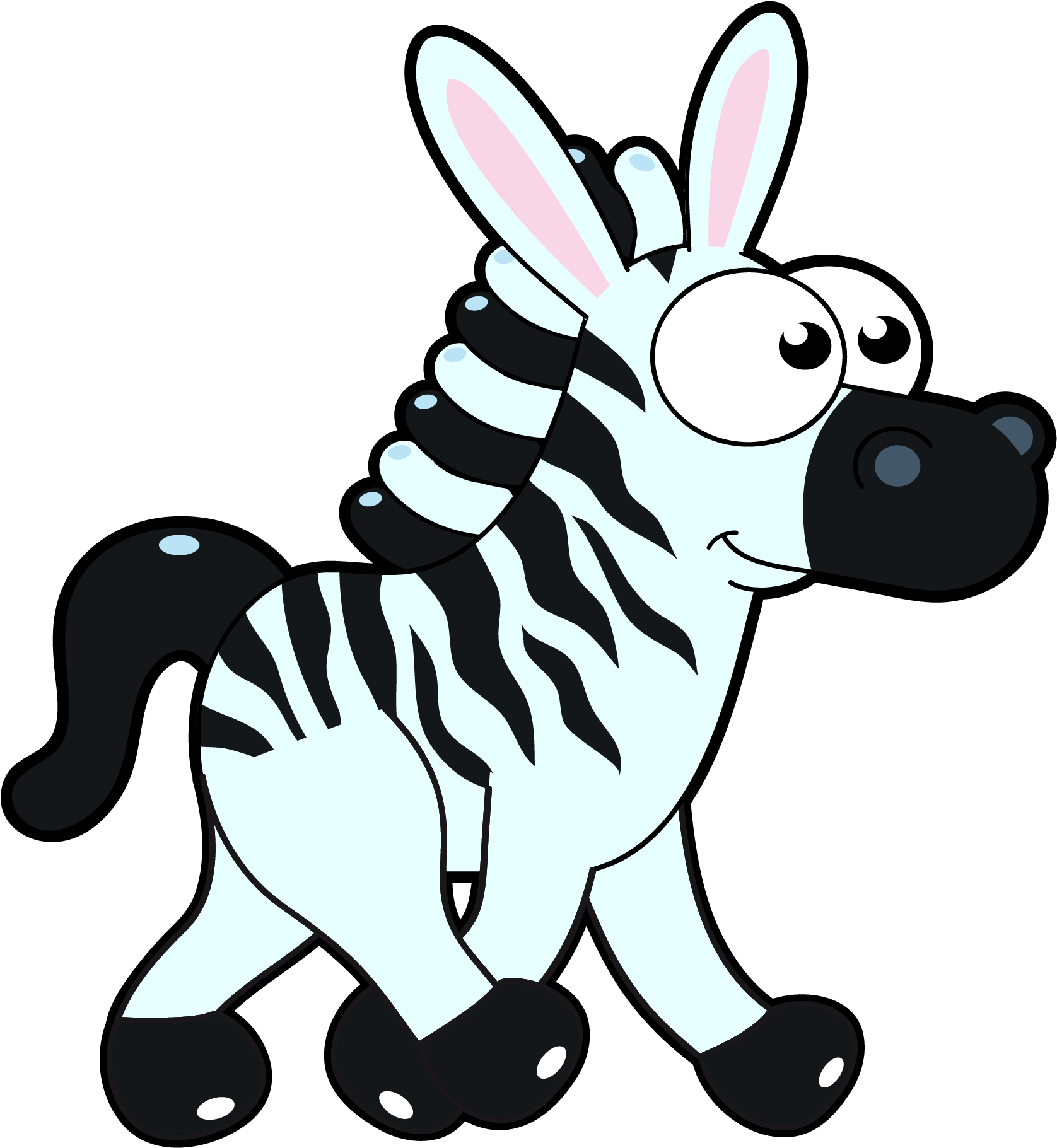 Cartoon Zebra Clipart At Getdrawings - Zebra, HD Png Download PNG with transparent background