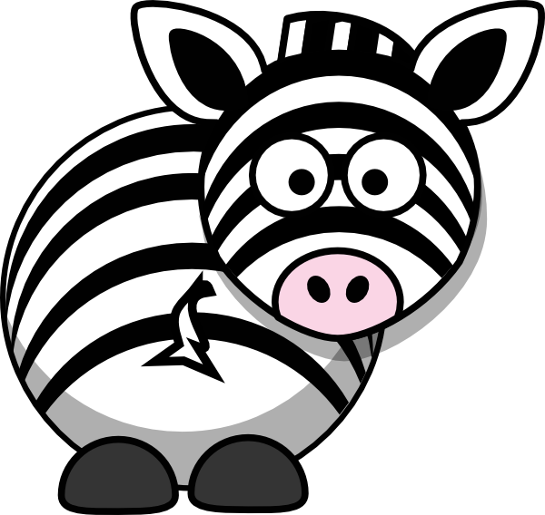 Cartoon Zebra Clipart, HD Png Download PNG with transparent background