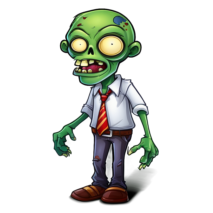 Cartoon Zombie Character PNG 05032024 PNG with transparent background