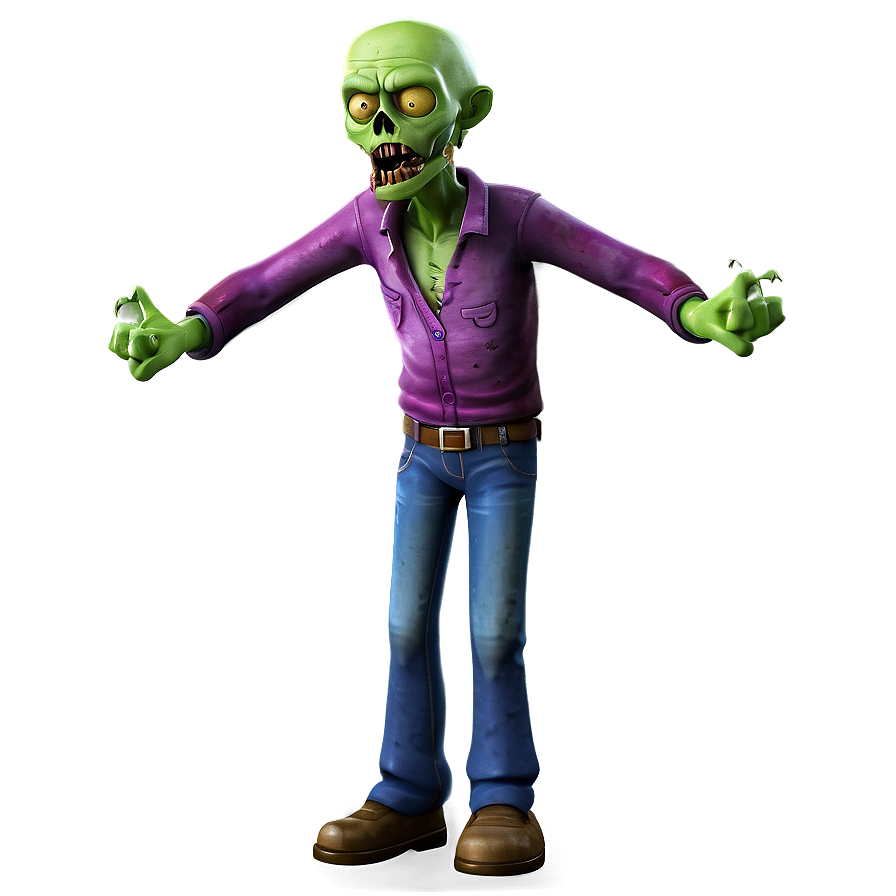Cartoon Zombie Character PNG 25 PNG with transparent background