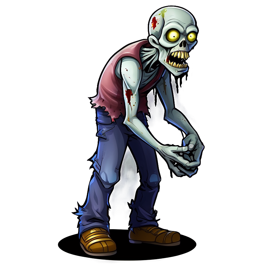 Cartoon Zombie Character PNG lhj21 PNG with transparent background