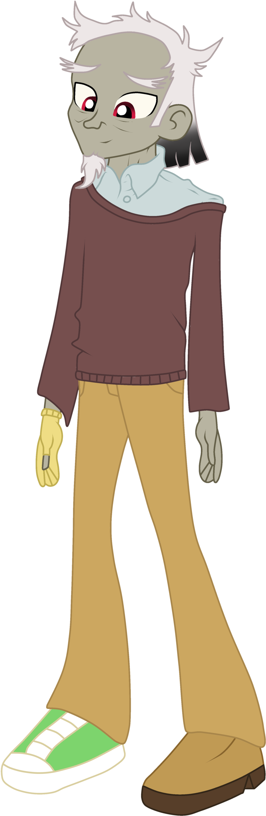 Cartoon Zombie Character Standing