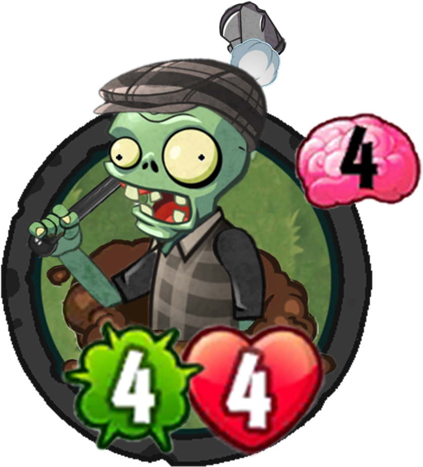 Cartoon Zombie Detective Game Asset