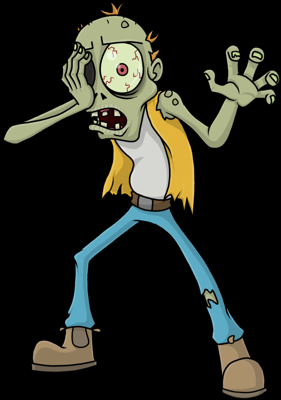 Clip Art Illustration Image Portable Network Graphics - Cartoon Zombie Image Transparent, HD Png Download PNG with transparent background