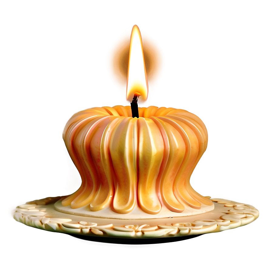 Carved Candle Png 11