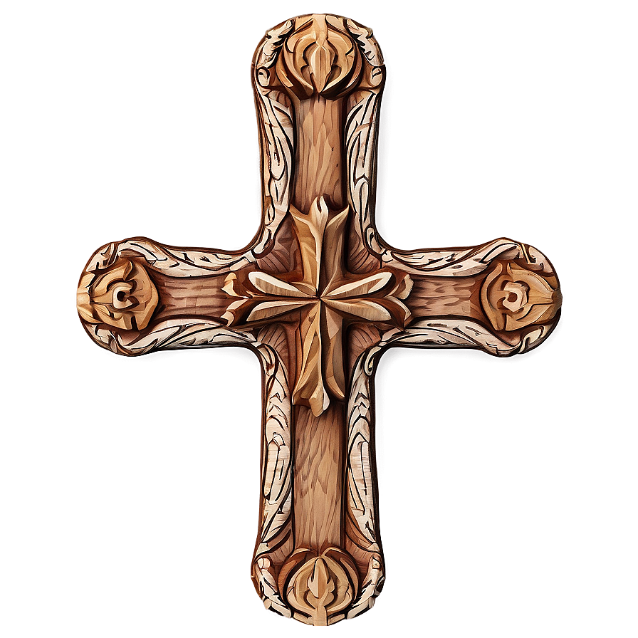 Carved Cross Blueprint Png Mfm