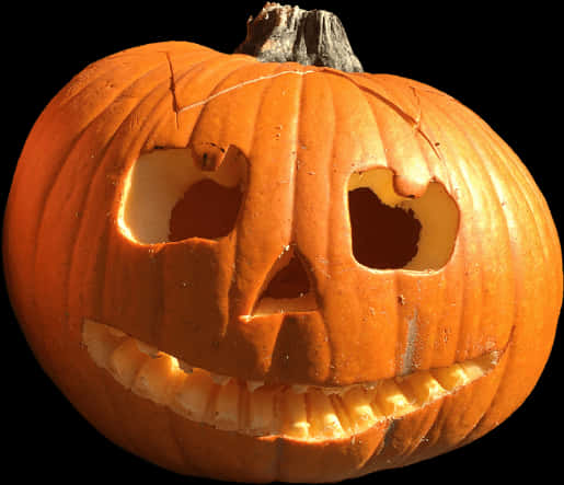 Carved Halloween Pumpkin Jack O Lantern