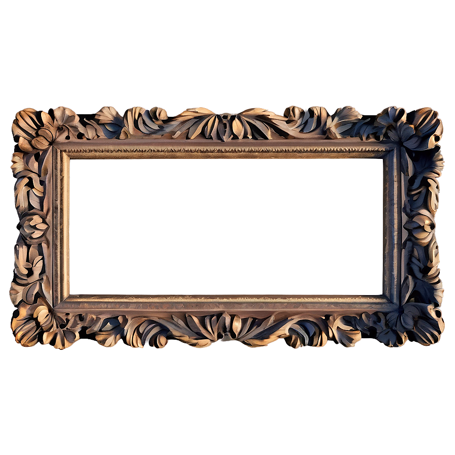 Carved Ornate Frame Png 06272024