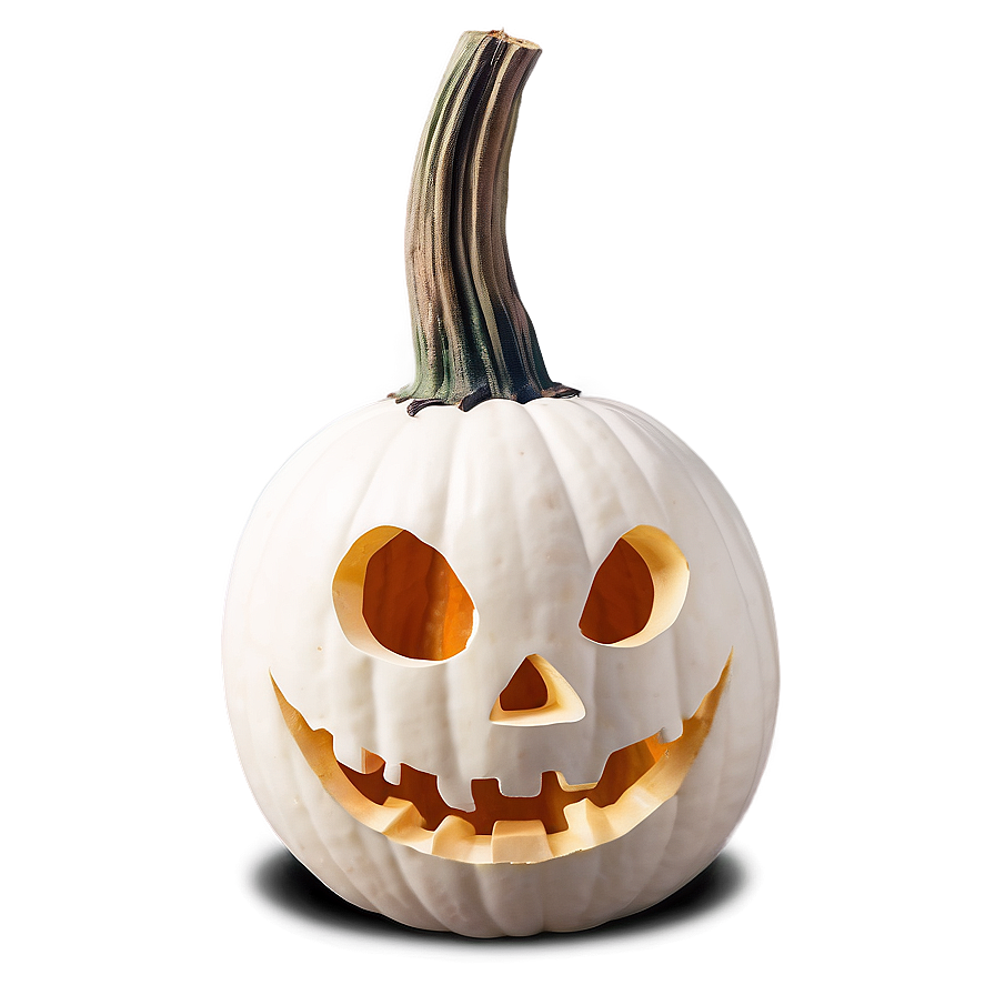 Carved White Pumpkin Png 06212024