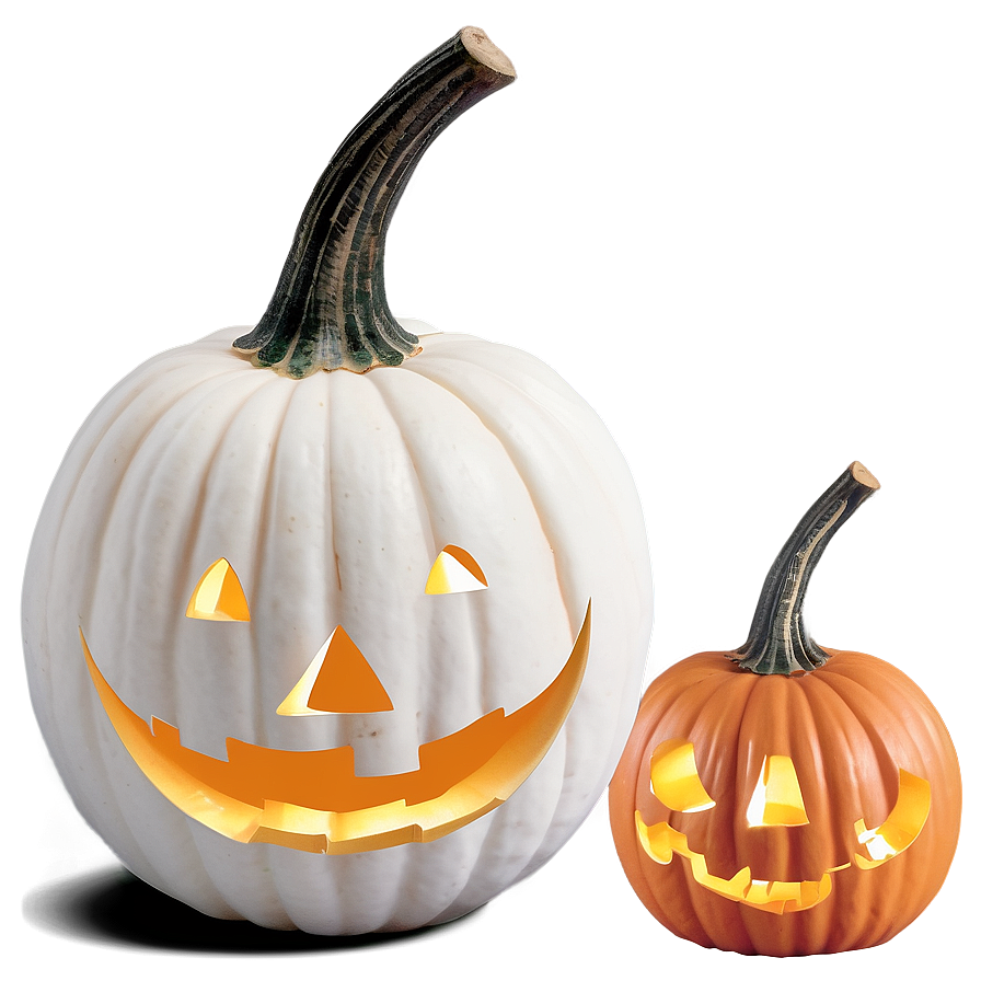 Carved White Pumpkin PNG dlq PNG image with a transparent background, free high-resolution download