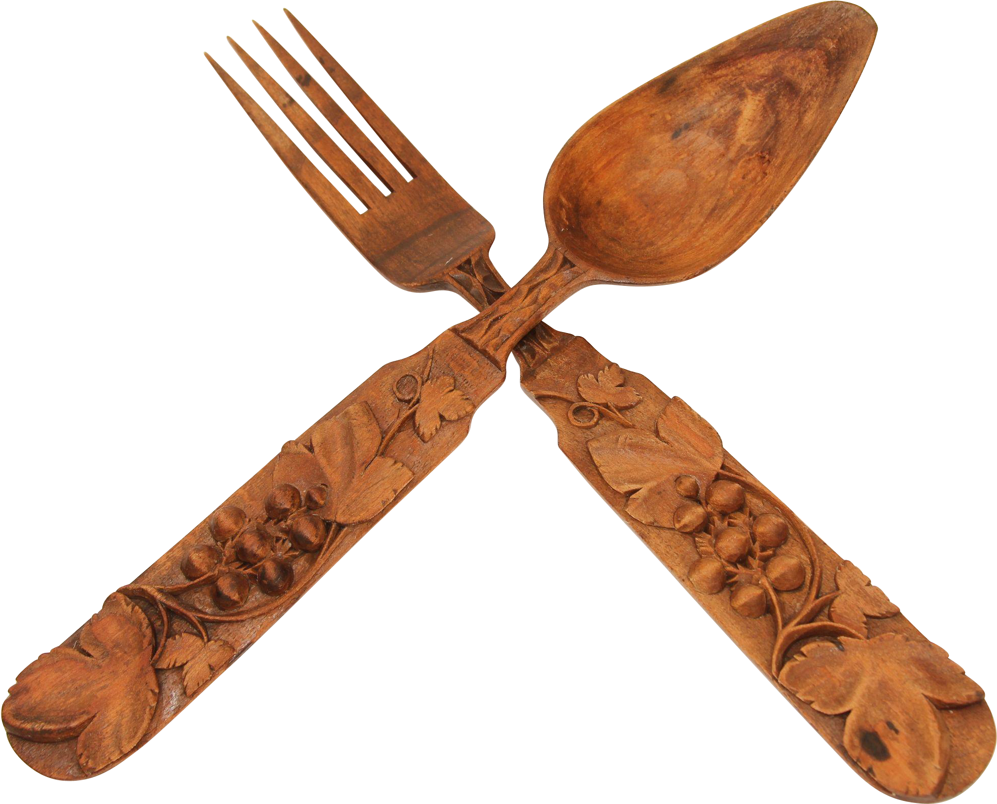 Wooden Spoon Png Clipart Freeuse Library - Wooden Fork And Spoon Clipart, Transparent Png PNG with transparent background