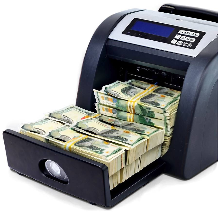 Cash Counting Machine Png 05242024