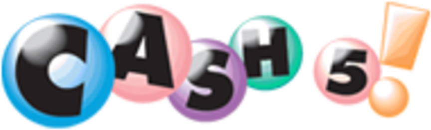 Cash5 Lottery Game Logo PNG with transparent background